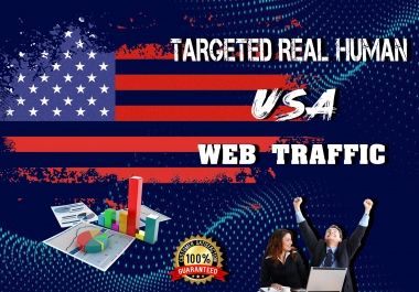 I will bring USA targeted daily 200 visitor real human 30days