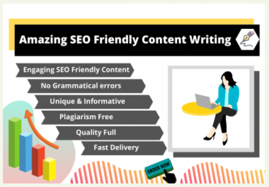 Write DO 1000 words amazing SEO friendly content like blog posts,  article writing,  website content