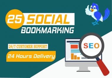 I will do 25 social bookmarking