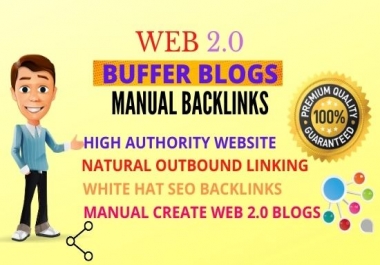 35 Web2.0 High Authority Permanent Contextual Backlinks unique link building