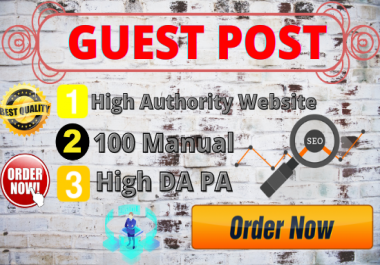20 Guest Post unique article high Authority website Permanent Backlinks