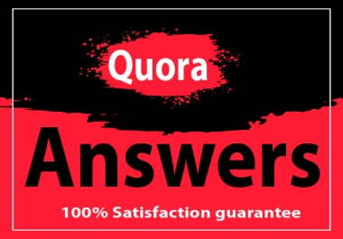 Promote Your Website with niche Relevant Powerful 20+ Quora Answer Backlinks