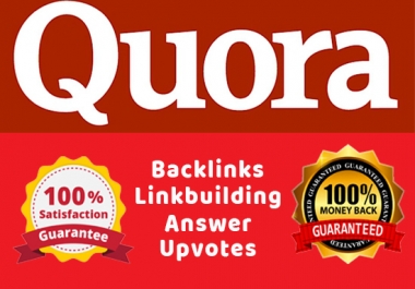 Promote Your Website with niche Relevant Powerful 15 Quora Answer Backlinks