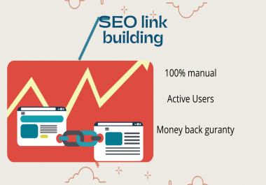 I will provide manual SEO link building package