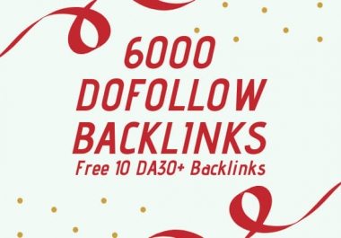 I will provide 6000 tier 2 contextual dofollow backlinks