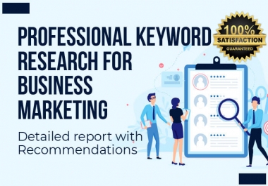 I will run keyword research for your niche or business 48h