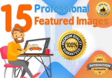 I Will Design 15 Professional Featured Blog Post Images