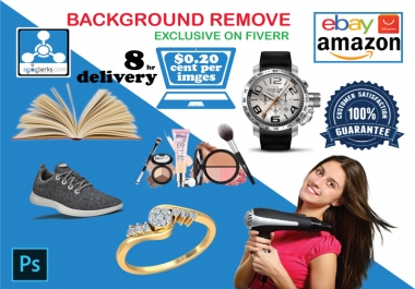 Background remove/clipping path on any products and person.