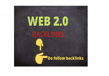 I will do 60 fully optimized web 2.0 backlinks.