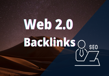 Get 50 Web 2.0 High Quality backlinks