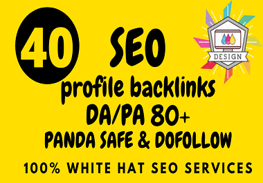I will do 40 quality profile backlinks for website SEO