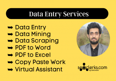 I will do all kind of Data Entry and Lead Generation Work Professionally