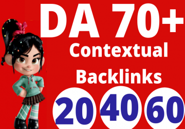 I will create contextual backlinks da 70 plus high authority SEO dofollow