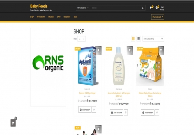I will create an ecommerce website,  online store as per your design or customization
