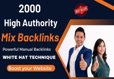 Multi Tiers White Hat Contextual SEO High Quality Manual Backlinks Pack