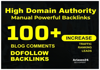 100+ HQ Blog Comments Backlinks For Google Ranking.