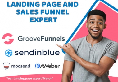 I will setup groove funnels moosend infusionsoft keap aweber zendesk and sendinblue