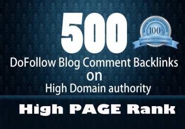I will create 500 manual dofollow backlinks