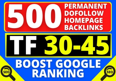 I will create 500 high tf dofollow off page SEO backlinks