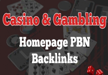 Creat 100PBN Links for CASINO, POKER & GAMBLING