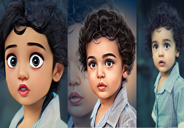 I will draw a cartoon caricature avatar from your own photo