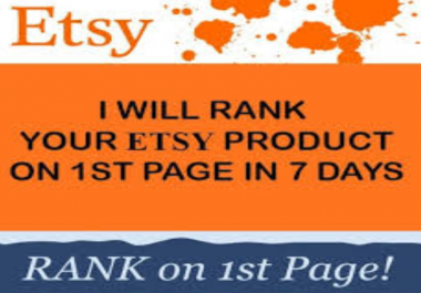 I will do unique etsy shop promotion and Etsy traffic to Etsy store by Etsy SEO marketing