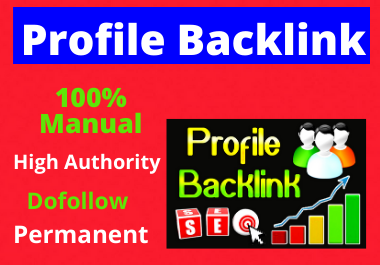 25 Profile Backlinks High Authority Permanent high da unique domain link building