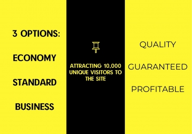 I will attract 10,000 unique visitors to the site