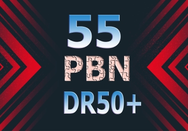 Build 55 Permanent DR 50+ Homepage PBN Dofollow Backlink