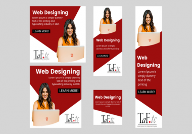 Design Web Banner Ads For Google and Facebook Ads