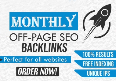 Get Monthly seo service package and improve google rankings