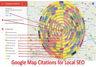 I will do 300 Google Map Citations with Local Listing at GMB