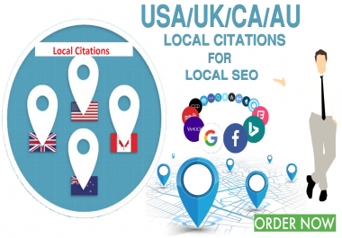 I will create manualy any country 30 local citations