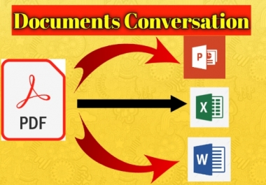 Convert PDF file into word. excel,  PowerPoint