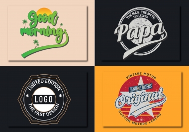 I will design awesome retro vintage badge logo in 24 hours