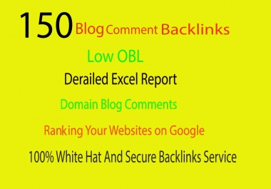 I Will Made 150 Blog Comment Niche Relevant Relative Backlinks For Your