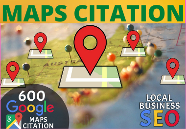 500 Google Maps Citations for local seo high quality backlinks