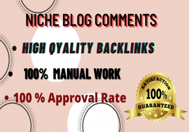 I Will Create High Quality 50 Niche Relevant Blog comments Backlinks