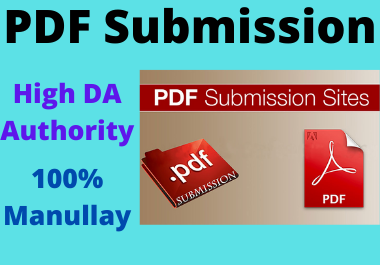 I Will Create 20 PDF Submission High Authority Low Spam Score Do Follow Permanent Backlink