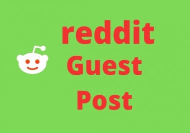 I will provide 5 Unique High Quality Reddit guest posts With Your Keyword & URL