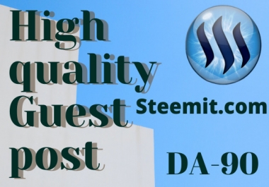 I will write and publish do guest posting on steemit. com