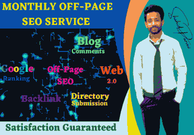 I will provide monthly Off-page SEO service with backlink