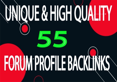 100 Safe & Permanent 55 Dofollow Forum Backlinks on Unique & High-Quality Sites