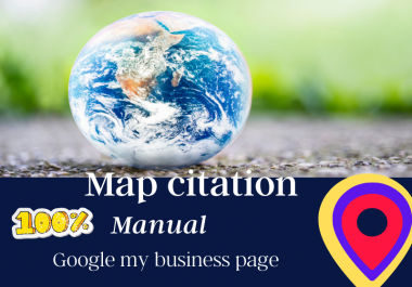 100 Map Citation & Google my business page
