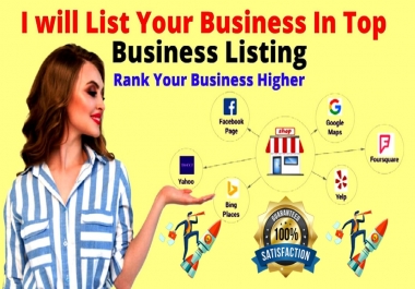 High Quality Manual 30 Live Local Business Listing for your Local Business Ranking.