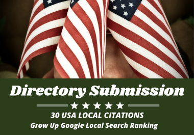 Instant Approve 30 USA Directory Submission High DA Backlinks