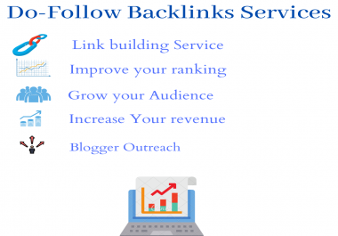 Get High Domain Authority do-follow Backlinks Services