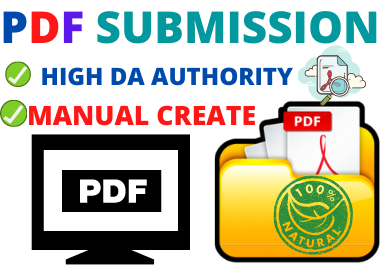 TOP 20 PDF Submission service manually for do-follow backlinks