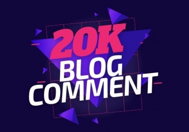 20,000 Blog comment backlinks for SEO Boost Ranking on Google