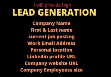 I Will Provide Valid Targeted Lead Generation from LinkedIn Ladies for Your Business